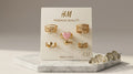 H&M Jewels Mixed Pink Heart & Filigree Ring Set
