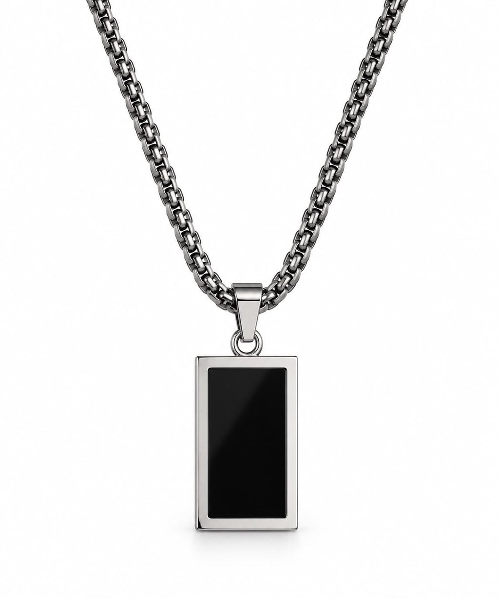 Noir Edge Stainless Steel Pendant
