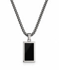 Noir Edge Stainless Steel Pendant