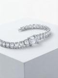 H&M Jewels Emerald-Cut Statement Tennis Bracelet