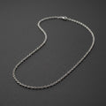 The Sterling Anchor Cable Chain | Premium Silver Link Necklace for Men