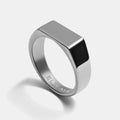 Minimalist Silver Bar Ring