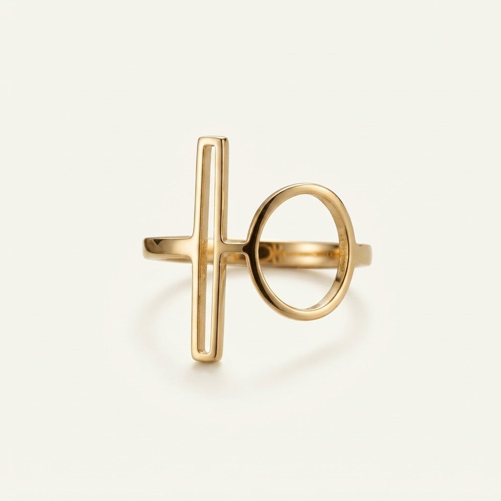 Minimalist Polished Stainless Steel Band Ring
