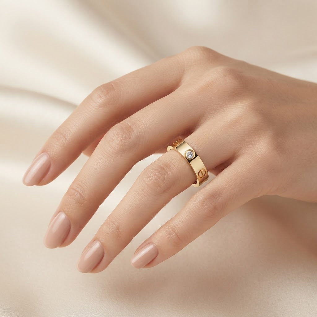 Cartier Ring Band Stainless Steel