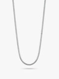 Sleek Herringbone Chain Necklace