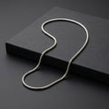 The Venetian Seamless Snake Chain | Premium Silver Minimalist Necklace for Men